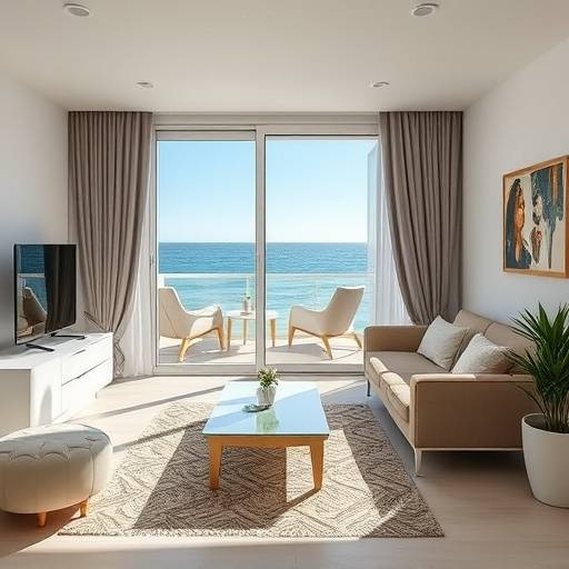 Apartamento moderno con acceso directo a la playa en Denia